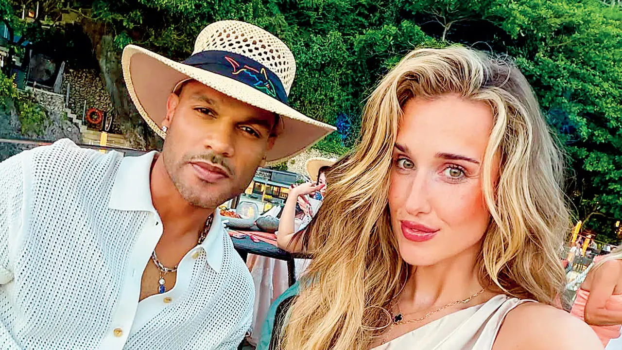 Shikhar Dhawan and wife Sofie enjoy gateaway in Bali Shikhar Dhawan with wife Sophie. Pic/Dhawan’s Instagram