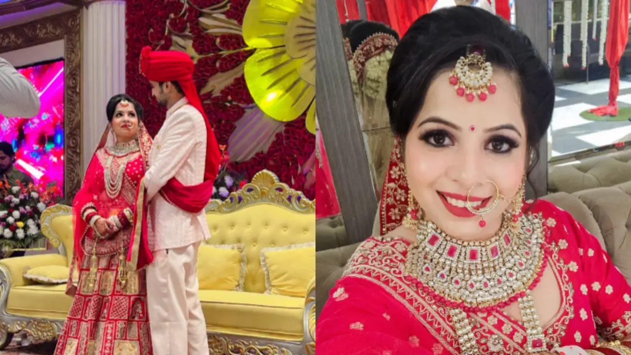 Dhinchak Pooja reveals her husband's identity, quashes rumours of wedding photos being fake Dhinchak Pooja. Pics via Instagram