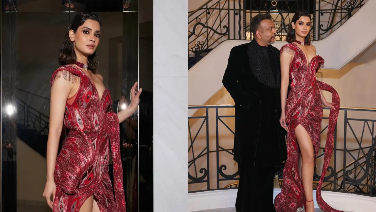 Cannes 2026: Diana Penty stuns in Amit Aggarwal’s futuristic take on Ikat Diana Penty (Pic/Instagram)