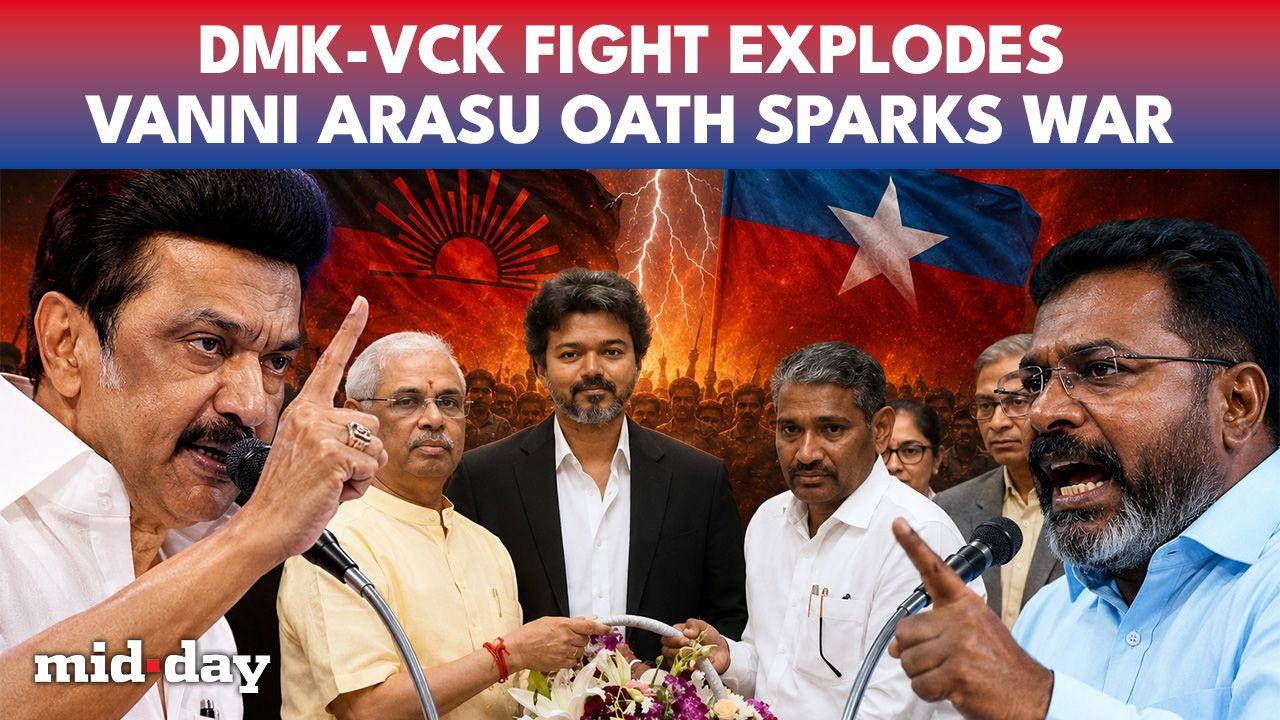DMK A Raja’s shocking remarks anger TVK-VCK, explosive war of words