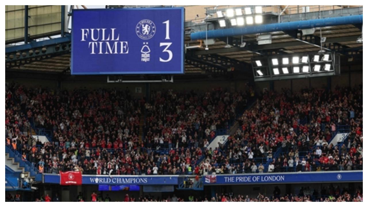 Chelsea were beaten 3-1 by Forest (Pic: AFP)