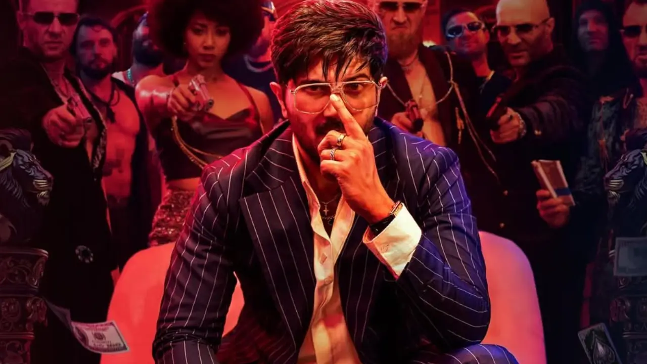 Dulquer Salmaan in the poster of I'm Game