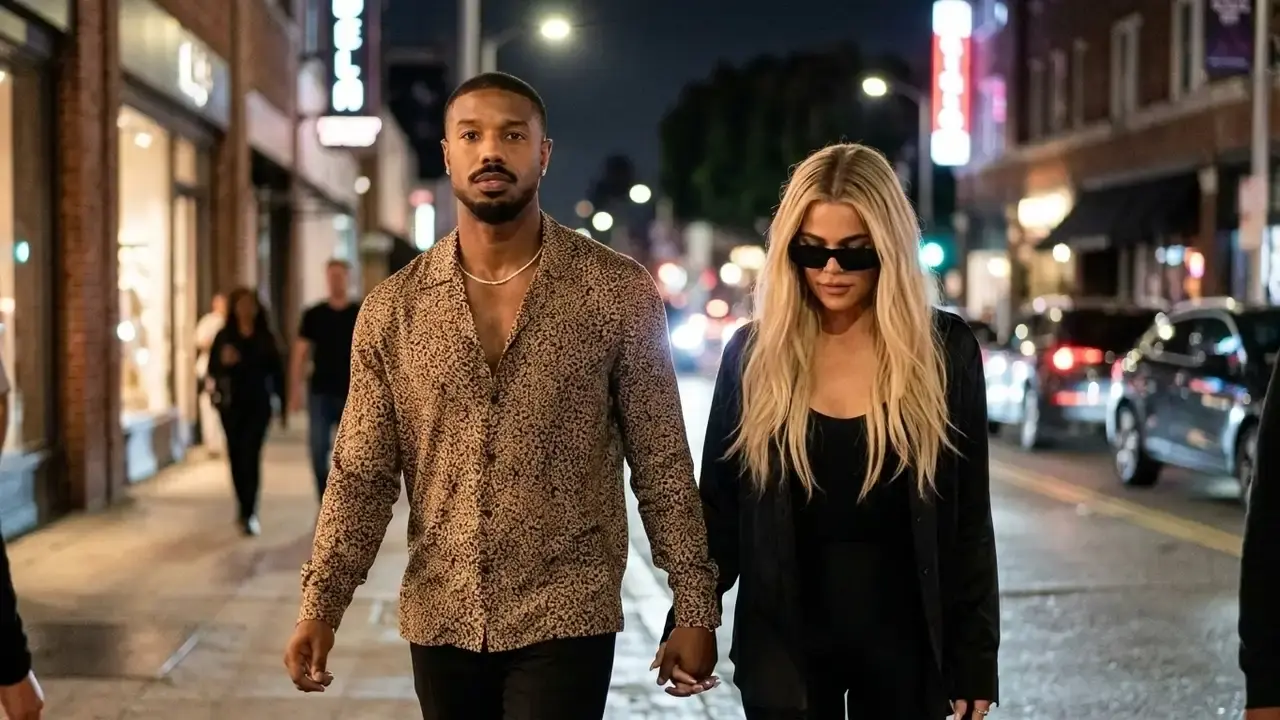 Khloe Kardashian-Michael B. Jordan dating claims debunked after viral picture Khloe Kardashian and Michael B Jordan (Instagram)
