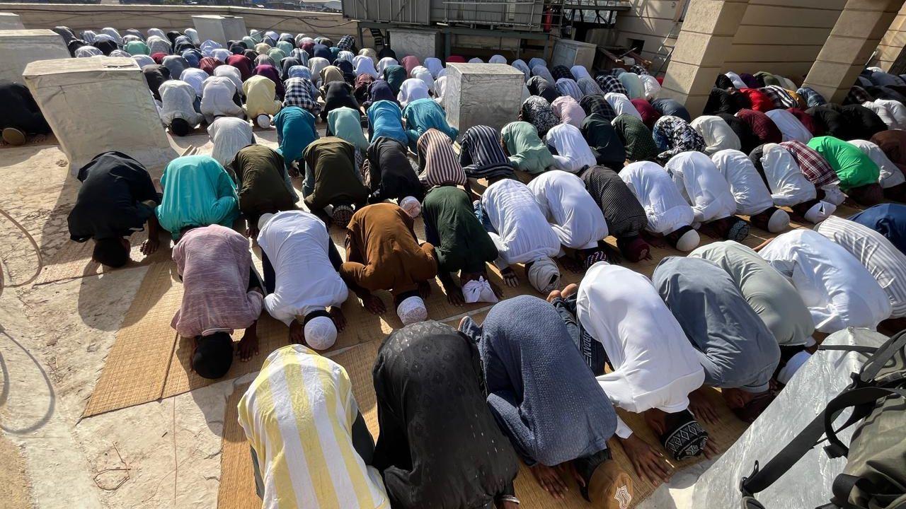 The festival is marked with prayers, charity and the sharing of food with family, friends and those in need. The festival is marked with prayers, charity and the sharing of food with family, friends and those in need.