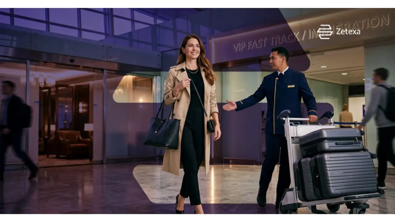 Zetexa Unveils Airport Services - Meet & Greet, Fast Track & Lounge Access Zetexa airport services.