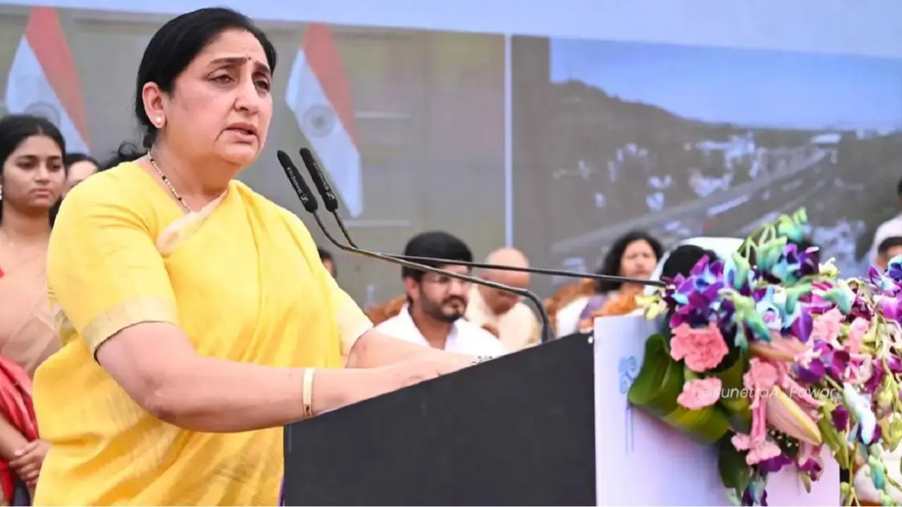 Sunetra Pawar expected to secure an easy win in Baramati Bypolls. (File pic)