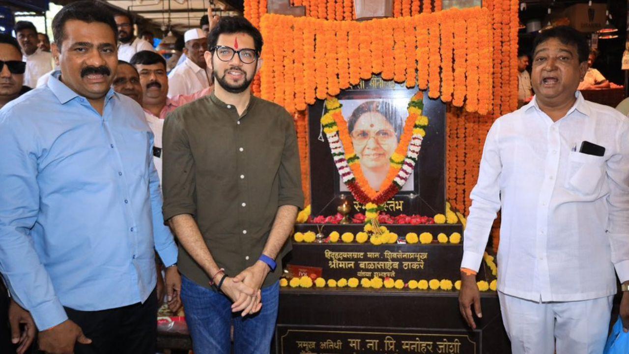 Mumbai LIVE: Sena UBT remembers Meenatai Thackeray’s vision for flower market Shiv Sena UBT recalls Meenatai Thackeray’s vision for Mumbai flower market revival (Pic/X)
