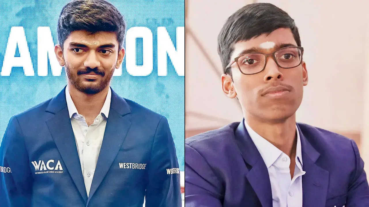 D Gukesh and R Praggnanandhaa