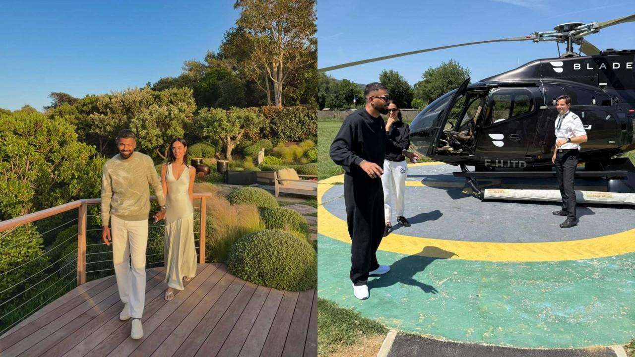 Hardik Pandya and Mahieka (Pics/Instagram) Hardik Pandya and Mahieka (Pics/Instagram)