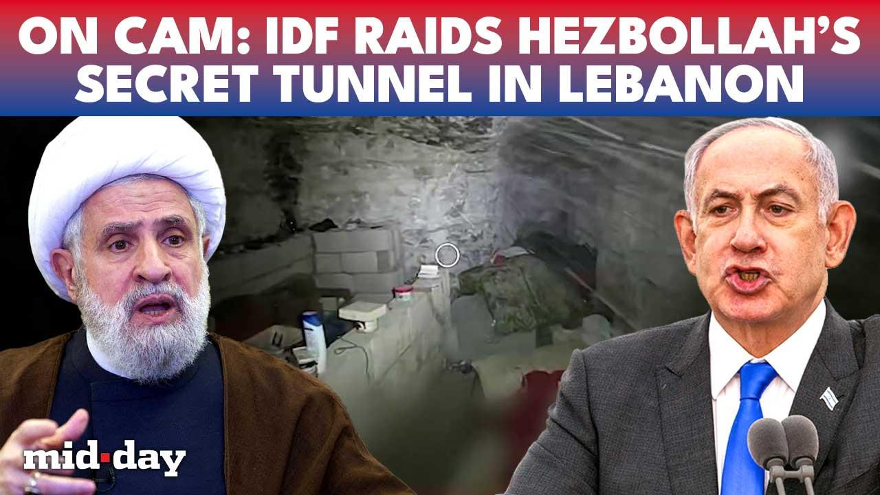 IDF releases chilling Hezbollah tunnel video, 100+ Hezbollah targets hit