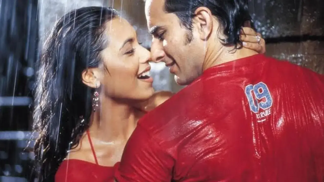 Rani Mukerji and Saif Ali Khan in Hum Tum. Pic via X
