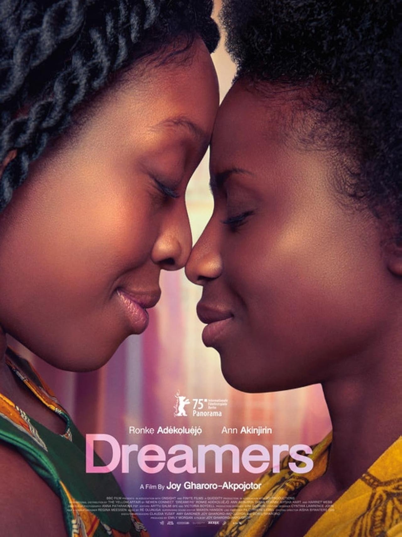 Dreamers
Directed by Joy Gharoro-Akpojotor, Dreamers is about Nigerian migrant Isio, who is arrested and sent to Hatchworth detention centre, hoping for a fair hearing on her asylum claim. Her charismatic new housemate, Farah, tells her this is a naive mistake. When Isio’s asylum claim is rejected, Farah proposes they run away together to give their love a chance. Dreamers
Directed by Joy Gharoro-Akpojotor, Dreamers is about Nigerian migrant Isio, who is arrested and sent to Hatchworth detention centre, hoping for a fair hearing on her asylum claim. Her charismatic new housemate, Farah, tells her this is a naive mistake. When Isio’s asylum claim is rejected, Farah proposes they run away together to give their love a chance.