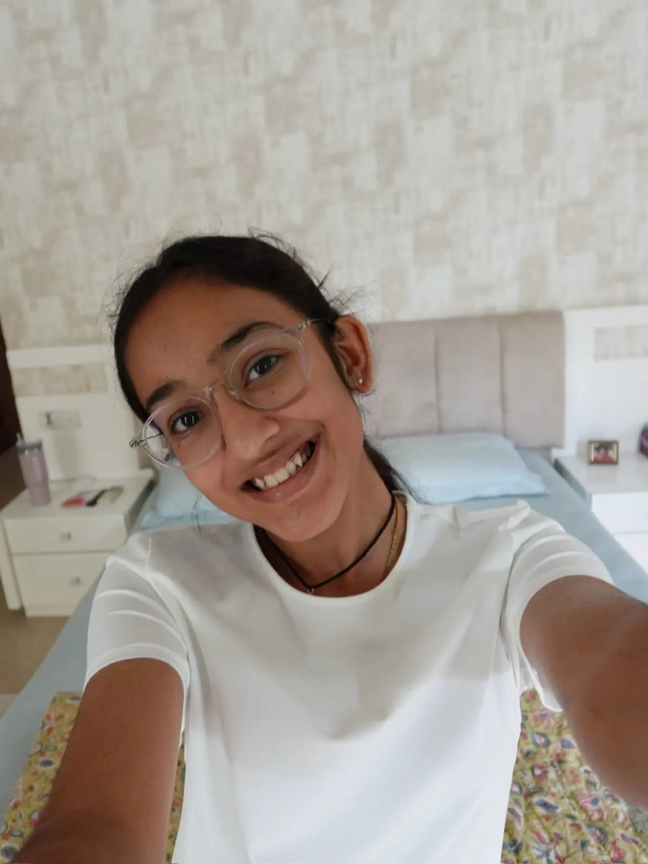 Rashmika shared that her sister Shiman was also home for her new brother-in-law's birthday, sharing a selfie of the 13-year-old. Rashmika shared that her sister Shiman was also home for her new brother-in-law's birthday, sharing a selfie of the 13-year-old.