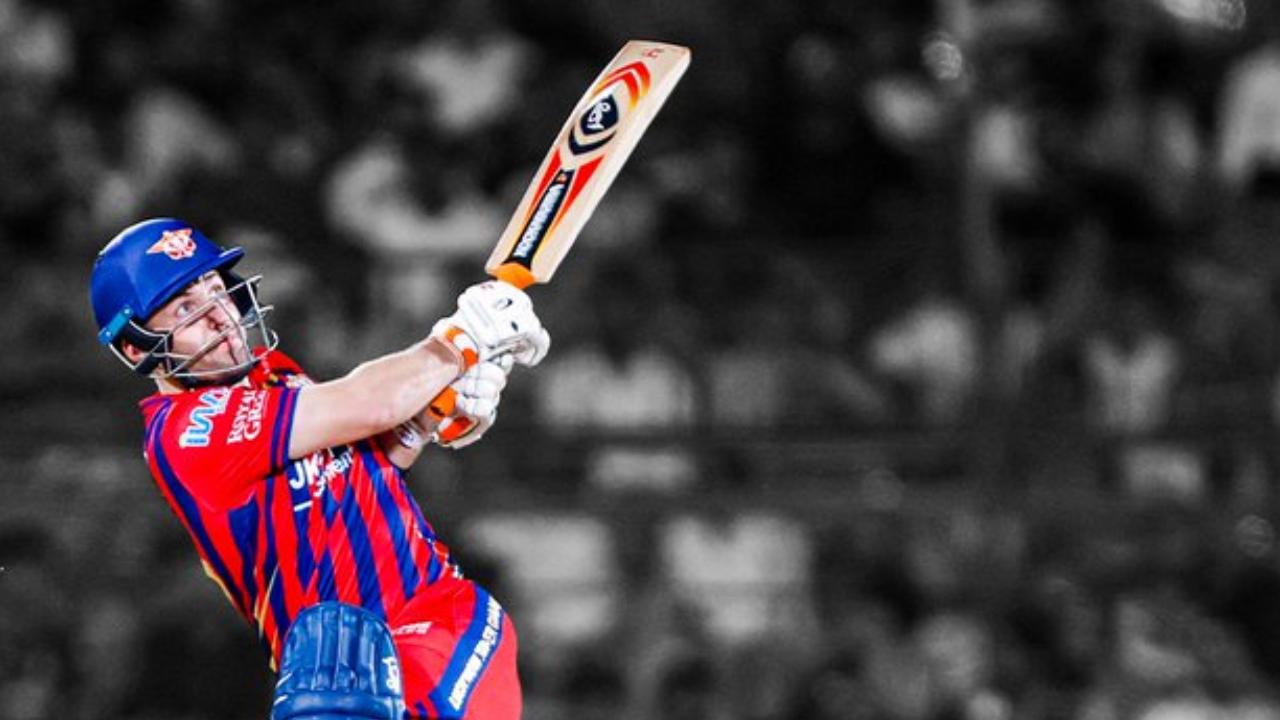 Having been put to bat first, LSG's opening batsman Josh Inglis departed after scoring 60 runs in just 29 balls, including seven boundaries and three maximums (Pic: X/@LucknowIPL) Having been put to bat first, LSG's opening batsman Josh Inglis departed after scoring 60 runs in just 29 balls, including seven boundaries and three maximums (Pic: X/@LucknowIPL)