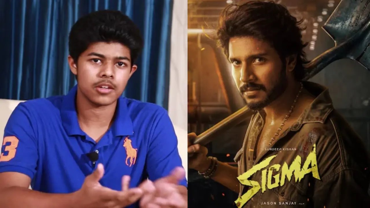 TN CM Vijay's son Jason Sanjay's directorial debut Sigma is set to hit theatrical release on July 31 Jason Sanjay and Sigma poster (Pictures via Instagram)