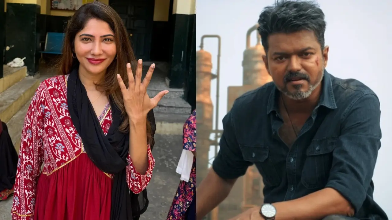 Actress Julie on Vijay (Pics/Instagram)