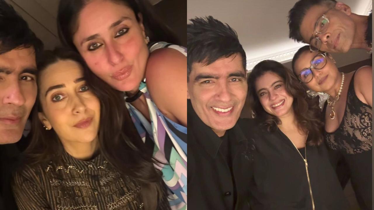 Celebrities at Manish Malhotra's party (Pics via Manish's Instagram)