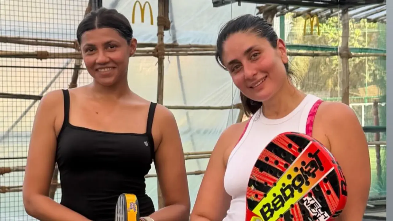 Kareena Kapoor Khan steps into a padel court: 'Never say never' Anshuka Parwani and Kareena Kapoor Khan