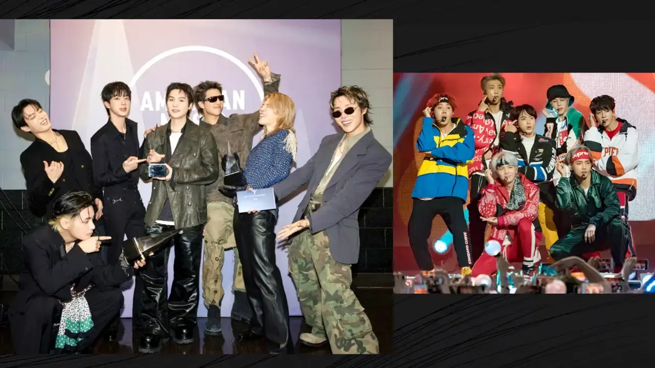 ‘We had no makeup room’: RM reflects on BTS’ early struggles during AMAs debut BTS members (Pictures via Instagram)
