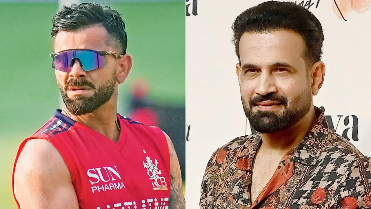 Virat Kohli and Irfan Pathan