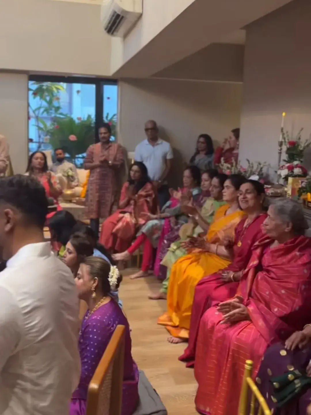 It is always special when the whole family gathers to celebrate. Karishma and Varun surely got blessings from their whole family for their little one It is always special when the whole family gathers to celebrate. Karishma and Varun surely got blessings from their whole family for their little one
