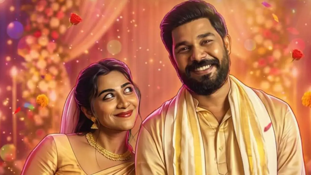Madhuvidhu (May 22, Sony LIV)
The story follows Amrut Raj (alias Ammu), a young man who resides in the Anjilamoodu tharavadu—a unique, male-dominated household shared by three generations of men where women are completely absent. Because of this chaotic and unconventional domestic lifestyle, Ammu faces 28 consecutive marriage proposal rejections from prospective brides' families Madhuvidhu (May 22, Sony LIV)
The story follows Amrut Raj (alias Ammu), a young man who resides in the Anjilamoodu tharavadu—a unique, male-dominated household shared by three generations of men where women are completely absent. Because of this chaotic and unconventional domestic lifestyle, Ammu faces 28 consecutive marriage proposal rejections from prospective brides' families