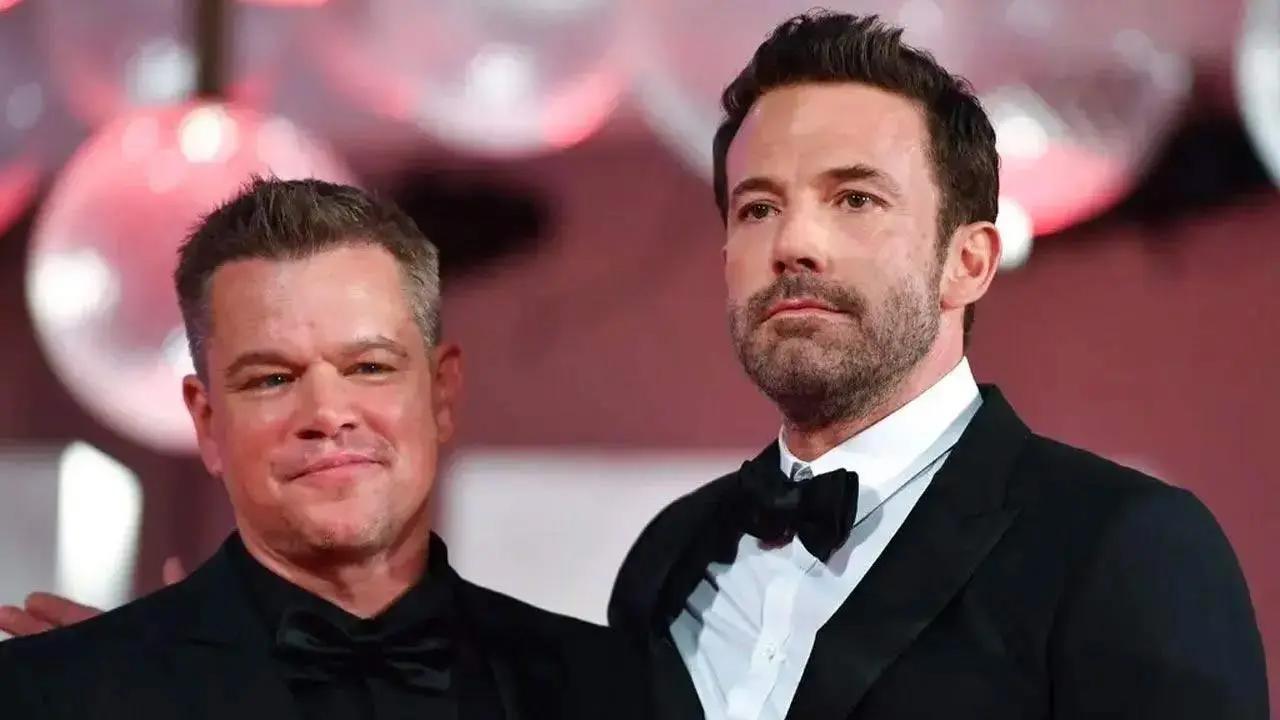 Real cops behind 2016 Miami drug bust sue Ben Affleck, Matt Damon over their film The Rip Matt Damon and Ben Affleck. Pic/AFP