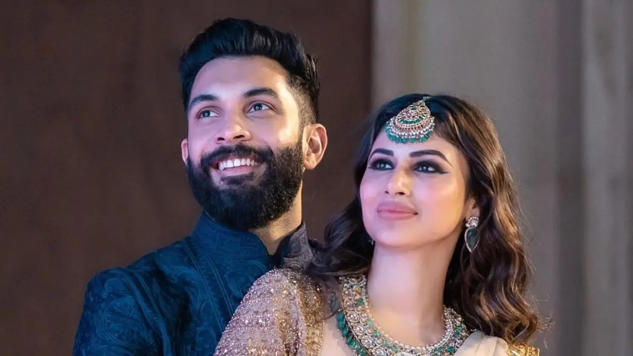 Suraj Nambiar and Mouni Roy (Pic/Instagram)