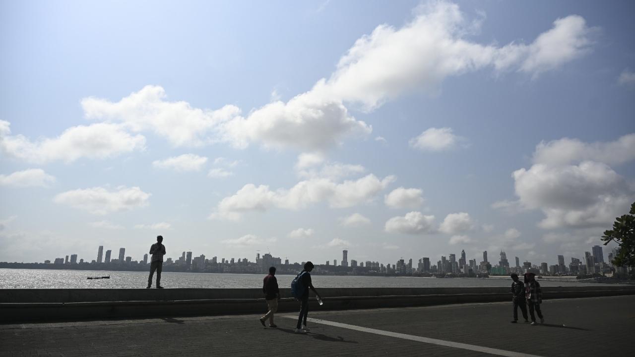 The thick clouds could be part of a pre-monsoon activity developing over Mumbai and nearby coastal areas The thick clouds could be part of a pre-monsoon activity developing over Mumbai and nearby coastal areas