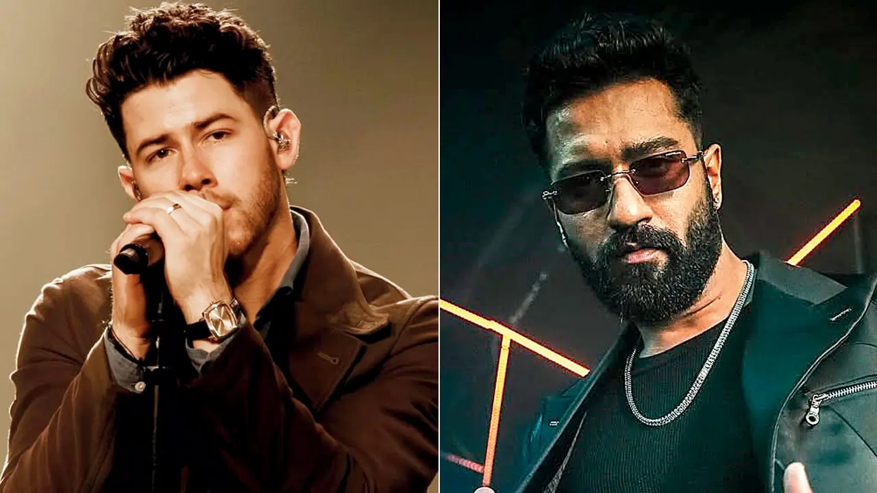 Nick Jonas and Vicky Kaushal 