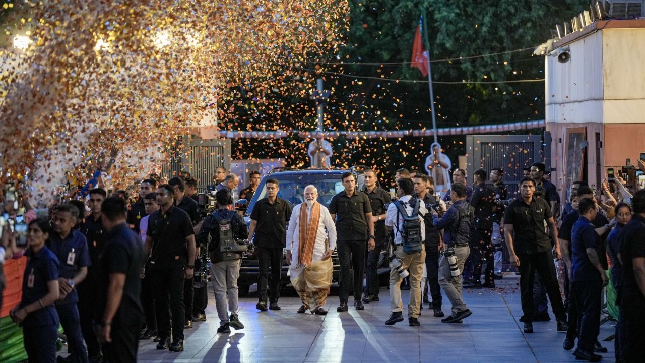 PM Modi on Monday lauded the BJP's strong performance in the West Bengal assembly polls and NDA's victories in Assam and Puducherry