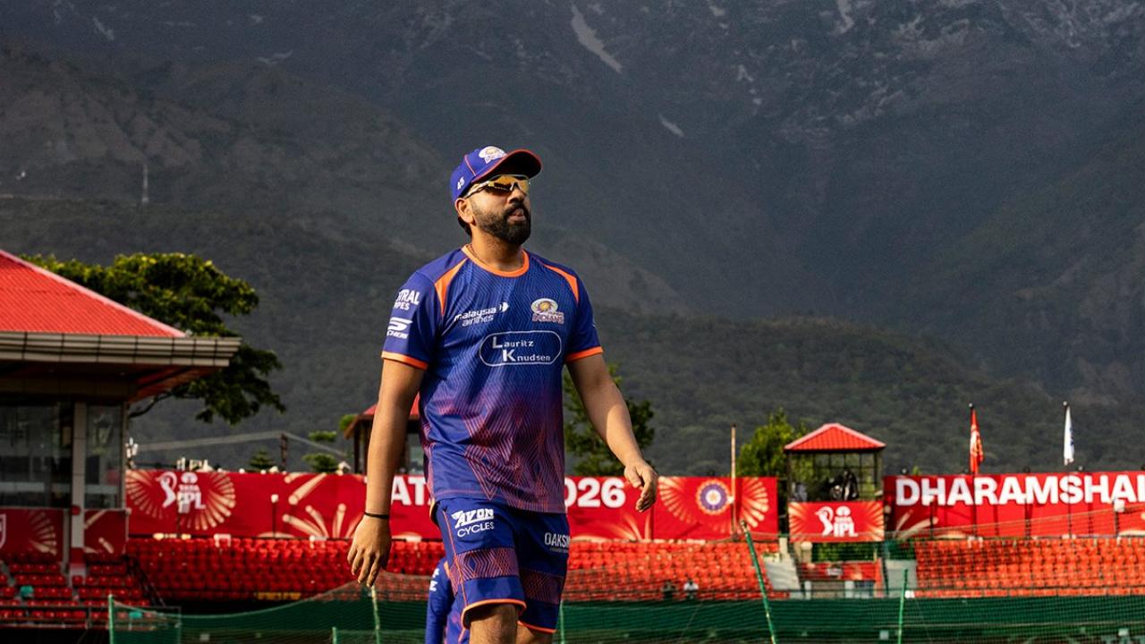 The fans will keep a tab on MI's veteran batsman Rohit Sharma. The right-handed batsman will be looking to deliver a big knock tonight against Punjab in Dharamshala (Pic: X/@mipaltan)