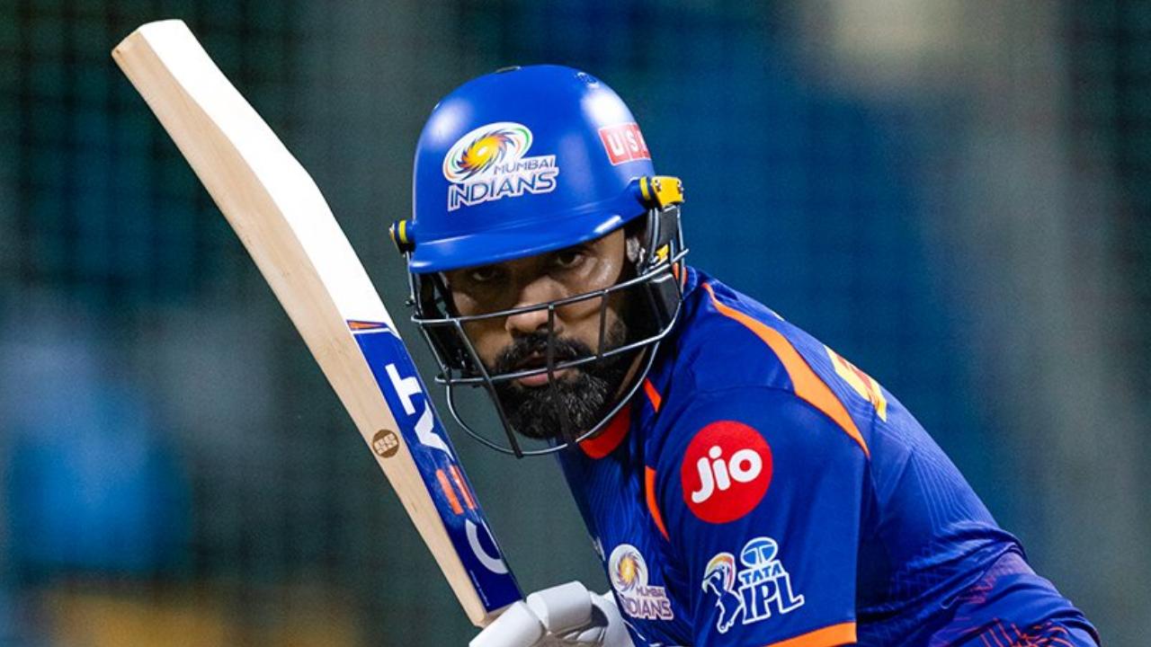 The "Paltan" will heavily rely on its star opening batsman Rohit Sharma. The right-handed batsman will make his appearance after recovering from an injury (Pic: X/@mipaltan)