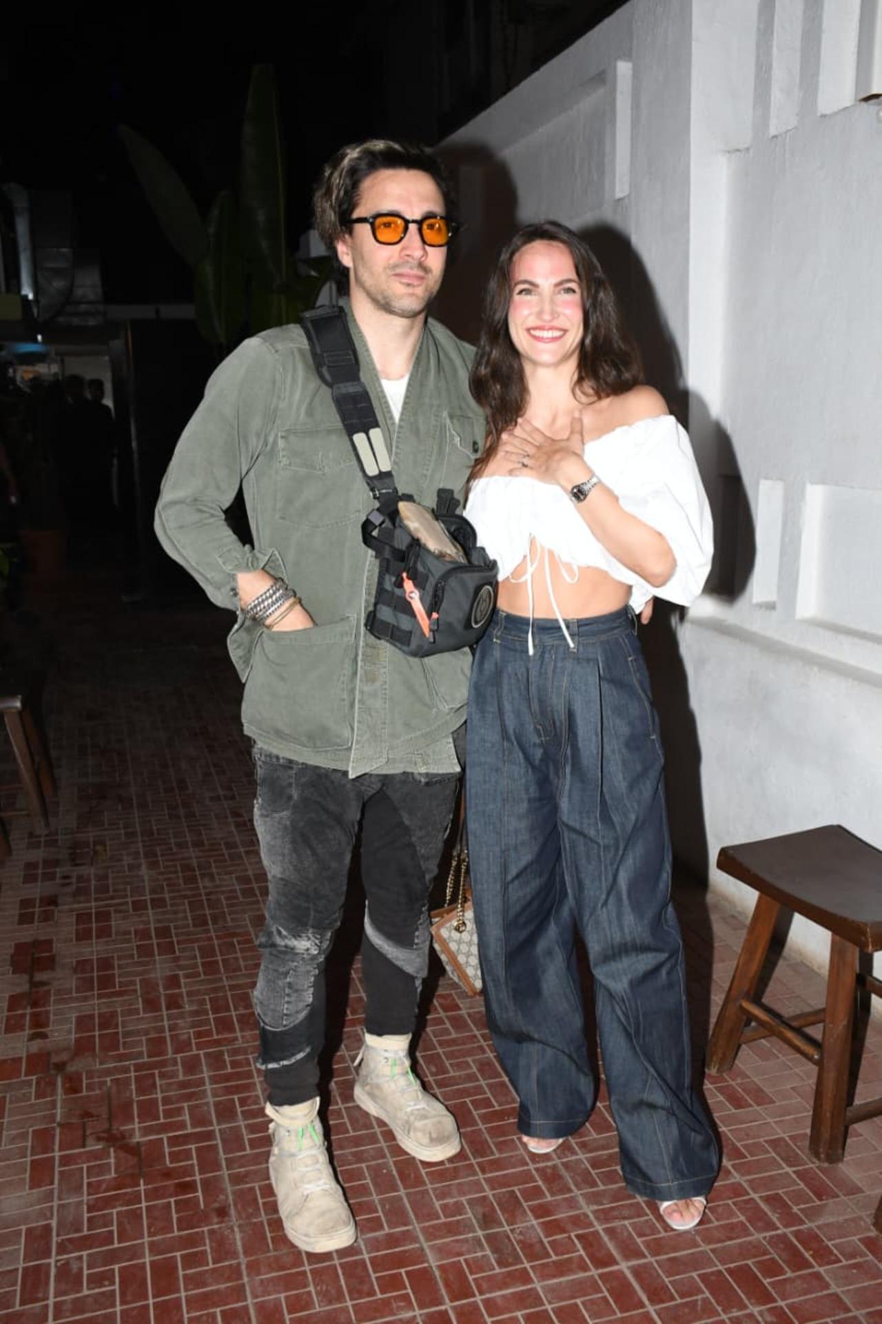 Elli Avram spotted in the city as she heads out for dinner