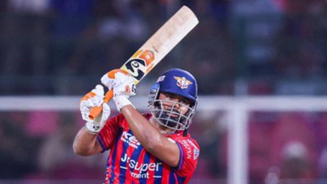 Later, star opening batsman Mitchell Marsh played a glorious knock of 96 runs off 57 deliveries, laced with 11 boundaries and five maximums. Captain Rishabh Pant scored 35 runs in 23 balls, including two boundaries and the same number of maximums. Ayush Badoni was dismissed on a one-ball duck. Abdul Samad stayed unbeaten without facing any balls. With this, the Super Giants posted a total of 220 runs for the loss of five wickets in 20 overs against the Royals (Pic: X/@LucknowIPL) Later, star opening batsman Mitchell Marsh played a glorious knock of 96 runs off 57 deliveries, laced with 11 boundaries and five maximums. Captain Rishabh Pant scored 35 runs in 23 balls, including two boundaries and the same number of maximums. Ayush Badoni was dismissed on a one-ball duck. Abdul Samad stayed unbeaten without facing any balls. With this, the Super Giants posted a total of 220 runs for the loss of five wickets in 20 overs against the Royals (Pic: X/@LucknowIPL)