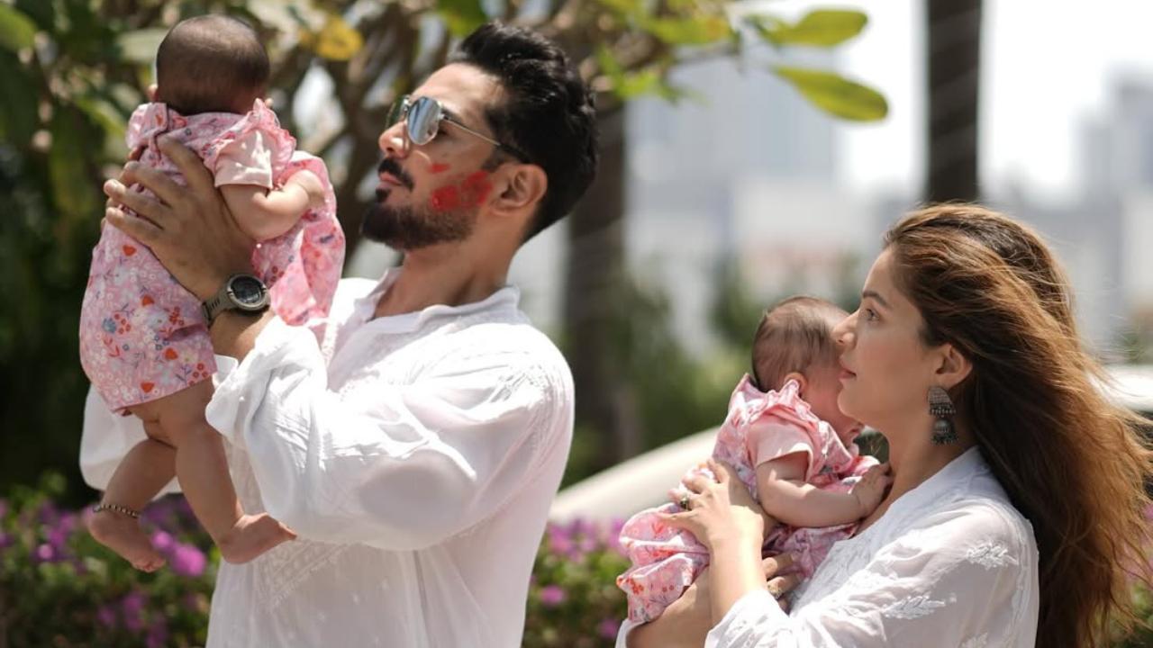 Rubina Dilaik praises Abhinav Shukla for being a stay-at-home dad: 'It takes immense strength' Rubina Dilaik and Abhinav Shukla. Pic/Instagram