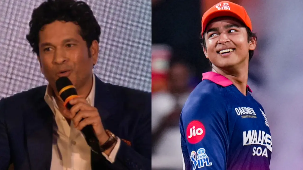 ‘Phenomenal’: Cricket legends stunned by Vaibhav Sooryavanshi’s 97 off 29 balls Sachin Tendulkar and Vaibhav Sooryavanshi (File Pic)