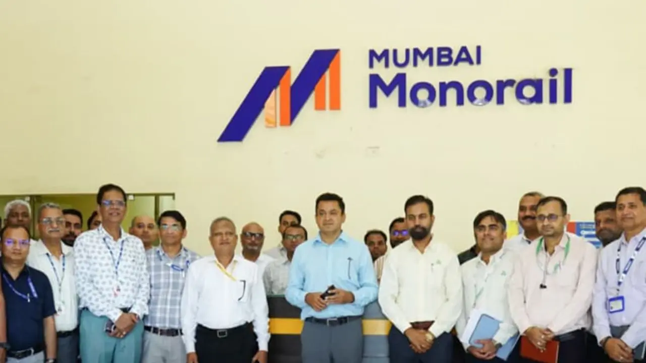 Mumbai: MMRDA inspects Chembur Metro Station ahead of Monorail relaunch plans MMRDA strengthens eastern suburb connectivity with Chembur Metro interchange (Pic/Special arrangement)