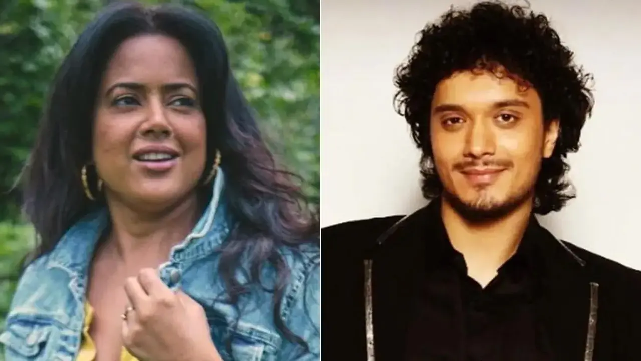 Aakhri Sawal: Namashi Chakraborty recalls advice from father Mithun Chakraborty Sameera Reddy and Namashi Chakraborty. Pics/Instagram