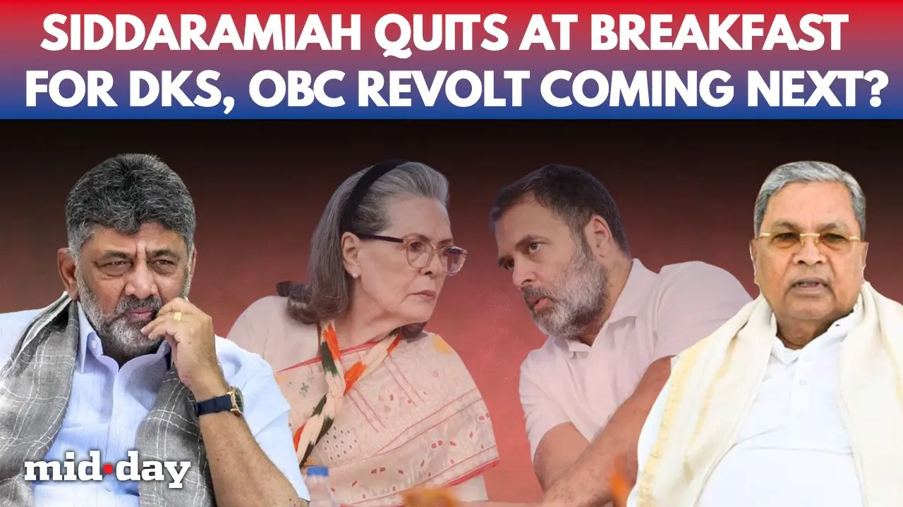 Karnataka Shocker: CM Siddaramaiah resigns, DK Shivakumar set to become new CM