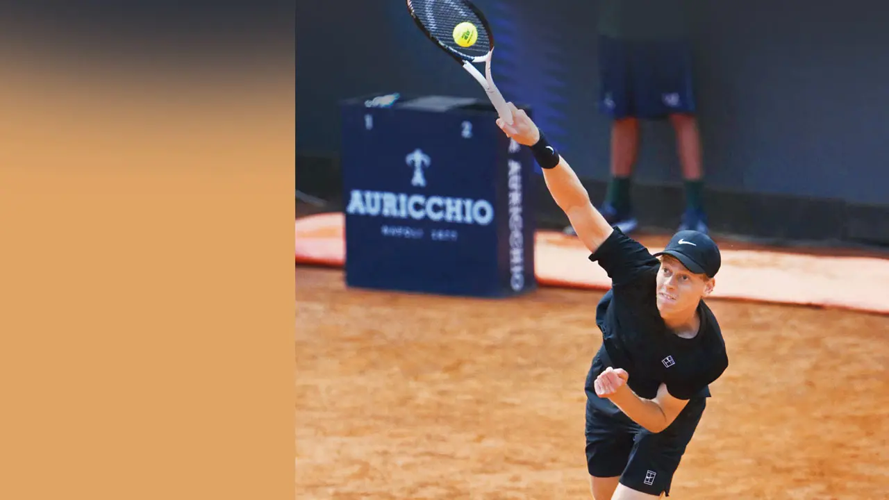 French Open: ‘Lucky to be in this position’ Jannik Sinner Jannik Sinner during the Italian Open recently. Pics/AFP