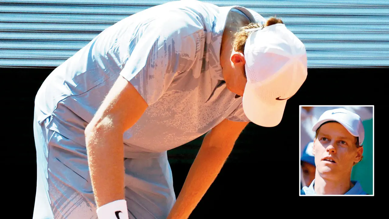 French Open: World No.1 Jannik Sinner scorched in Paris Italy’s Jannik Sinner battles cramps during his second-round clash at the French Open on Thursday. Pic/AFP