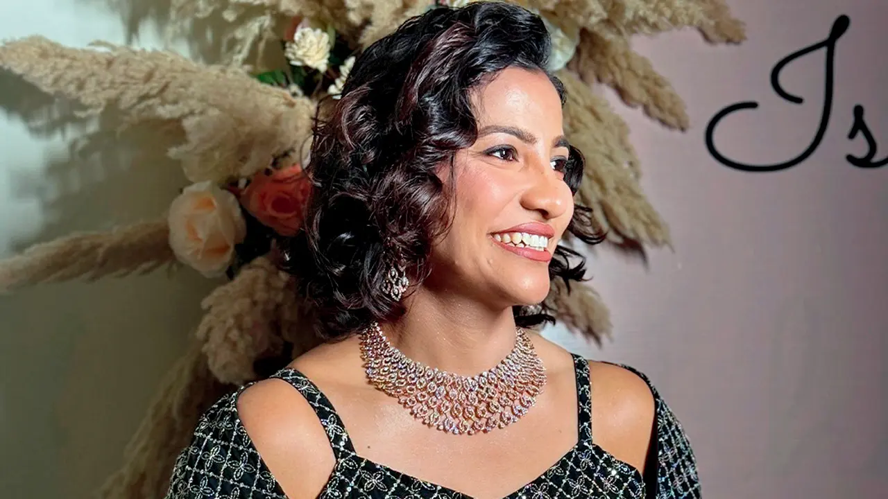 Sneh Rana shimmers in black and silver! Posts on her Instagram Sneh Rana. Pic/Rana’s Instagram