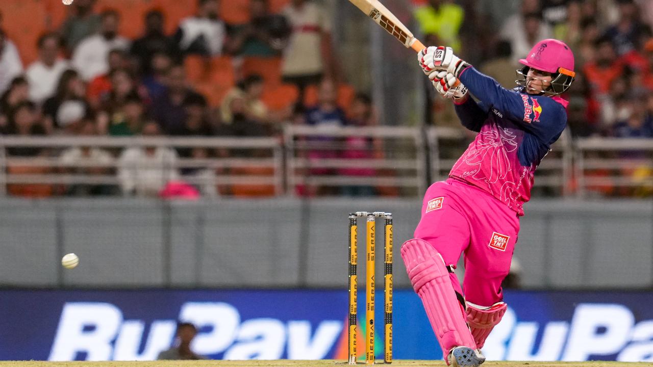 First teenager to score 600 runs in IPL: Sooryavanshi became the first teenager in the world to score 600 runs in a single IPL season. He needed 17 runs in the match to reach the milestone and achieved it in just the second ball of the third over. (Pic: PTI) First teenager to score 600 runs in IPL: Sooryavanshi became the first teenager in the world to score 600 runs in a single IPL season. He needed 17 runs in the match to reach the milestone and achieved it in just the second ball of the third over. (Pic: PTI)