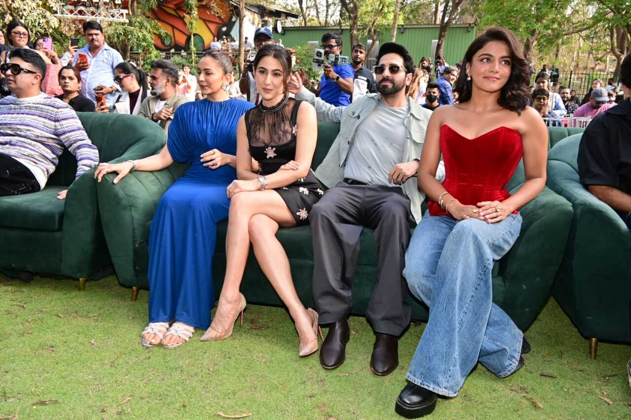 All the stunning divas in one frame, who is your favourite? Wamiqa, Sara or Rakul