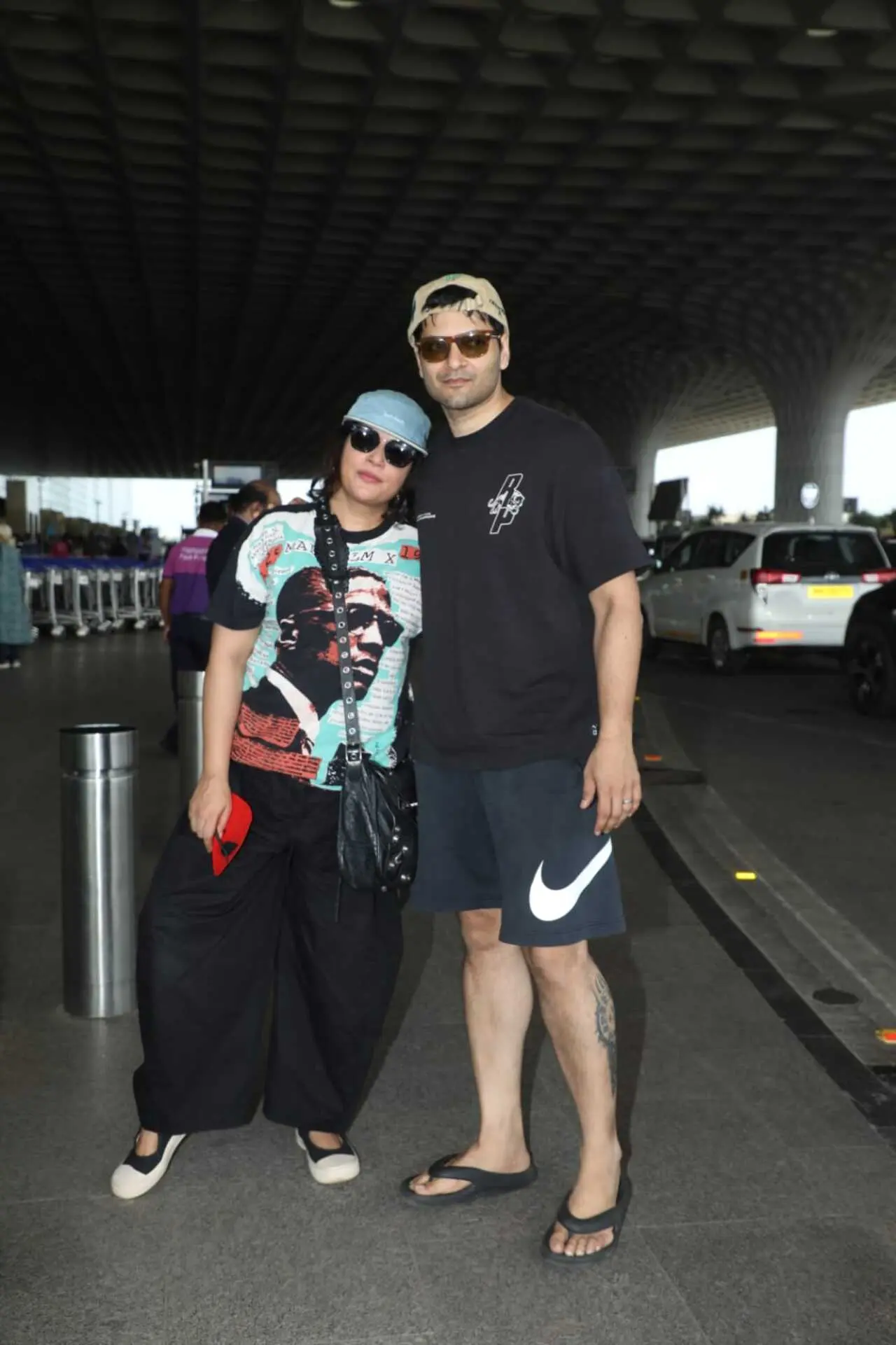 Richa Chadha and Ali Fazal enjoy a casual pick for their airport look, don't miss out on the caps they pick for their look Richa Chadha and Ali Fazal enjoy a casual pick for their airport look, don't miss out on the caps they pick for their look