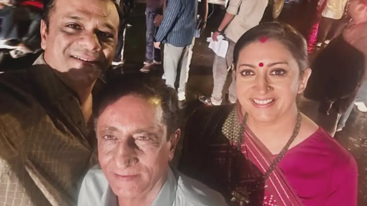 Tanmay Vekaria and Smriti Irani (Instagram)