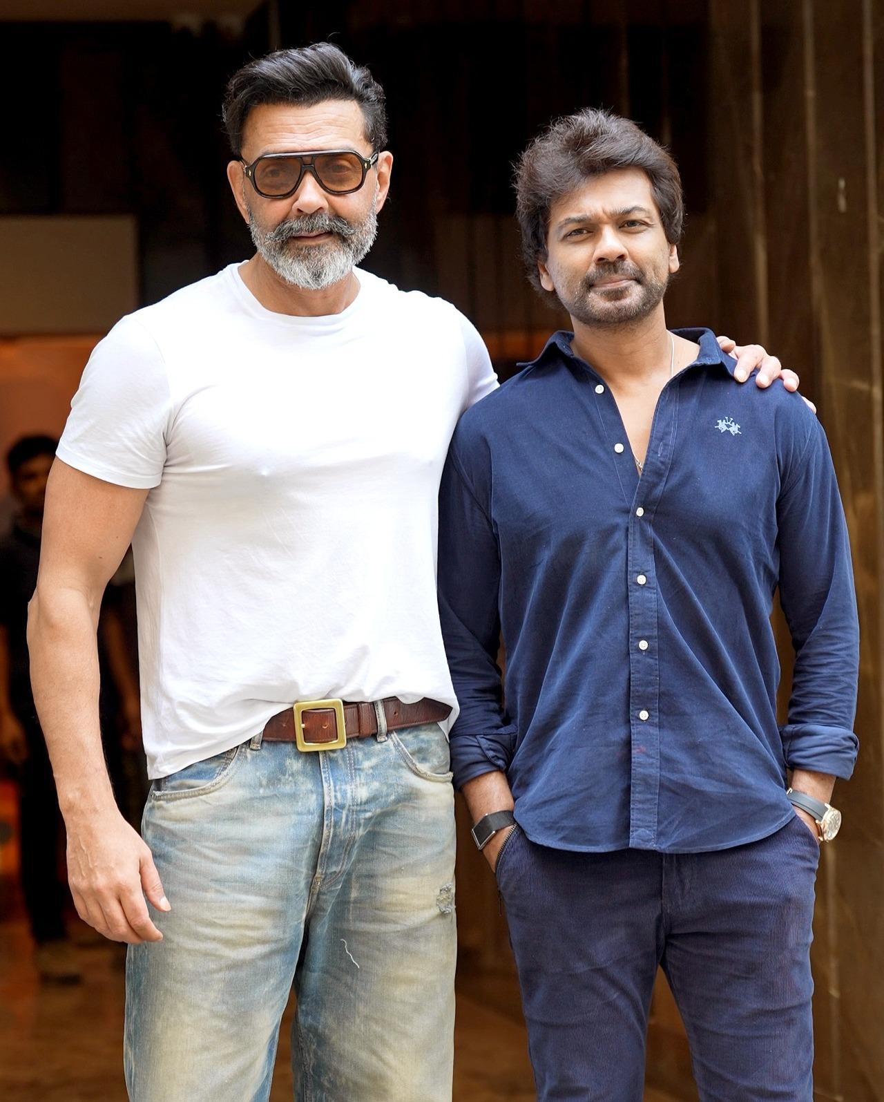 Bobby Deol spotted in the city promoting his upcoming project Bandar
