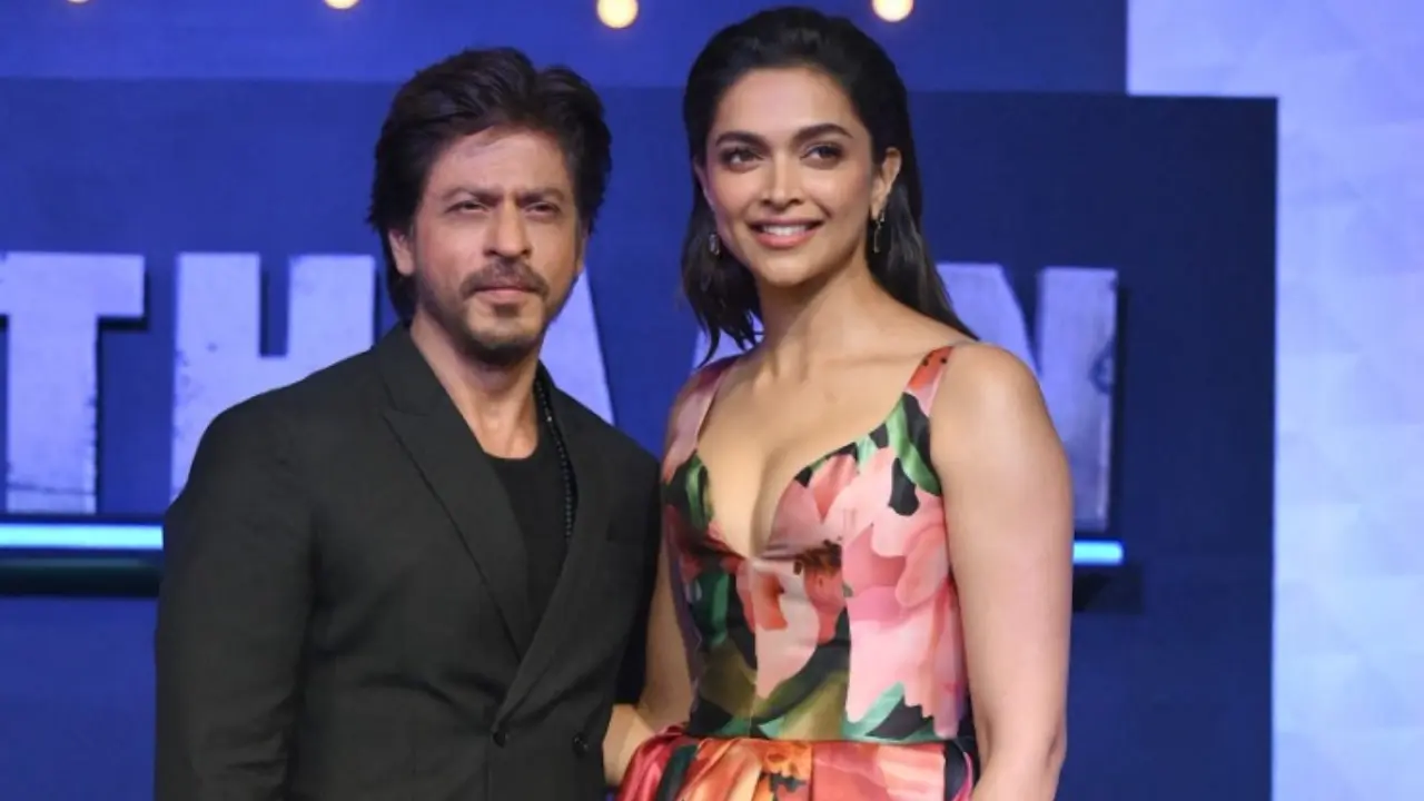 SRK and Deepika (Pic/AFP)