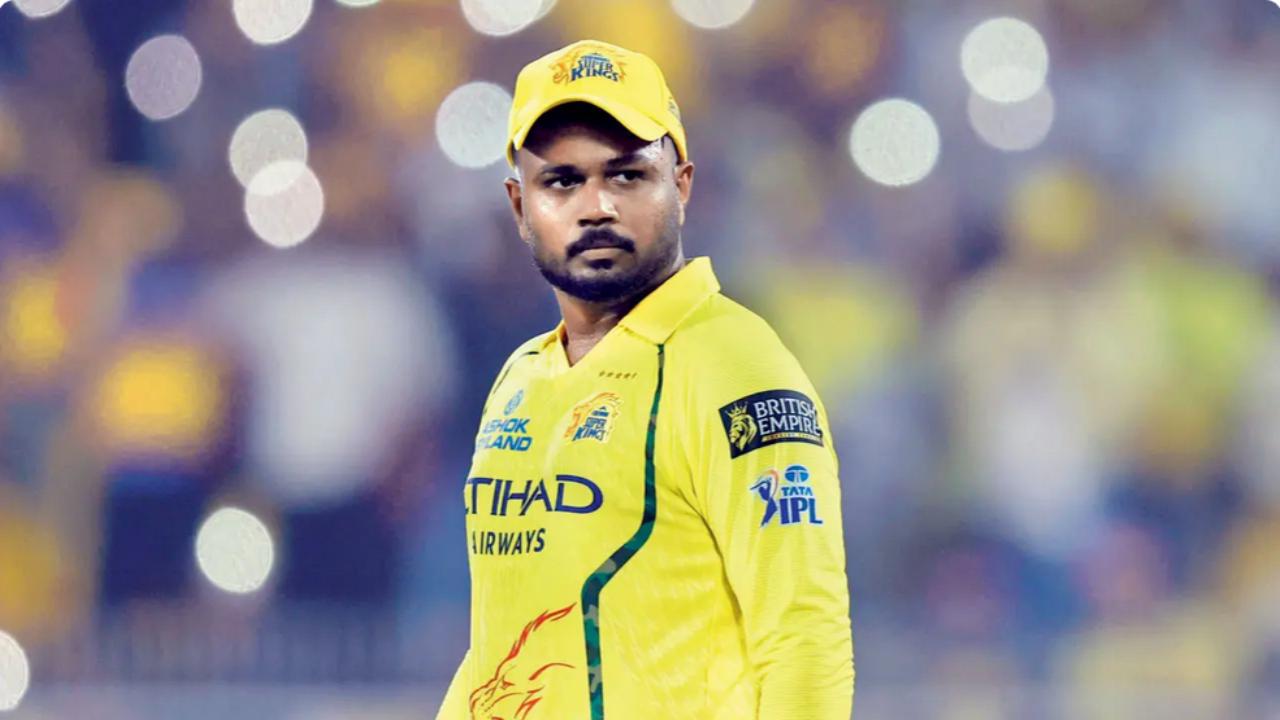 The home crowd will expect their star wicketkeeper-batsman Sanju Samson to deliver a big knock tonight against the arch-rivals, MI. The right-handed batsman has been a consistent performer for the Super Kings so far in the tournament (Pic: File Pic)